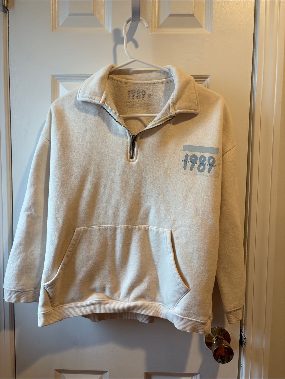 Taylor Swift 1989 Taylor’s Version Quarter Zip Pullover Sweatshirt Size XS